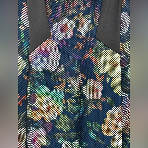 Spenser Jeremy Unique Netted Floral Sleeveless Dress - Picture 3 of 5